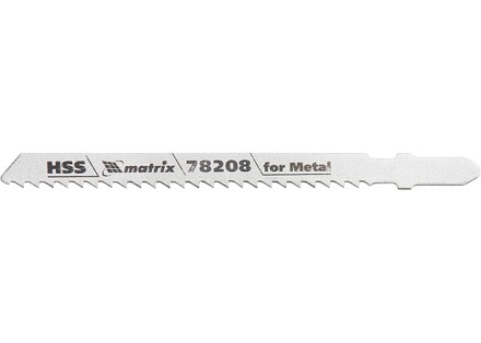 Полотна для электролобзика по металлу 3 шт T127D 75 х 3мм HSS MATRIX Professional 78208 купить в Уфе