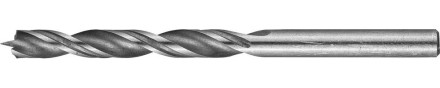 Сверло по дереву, двухленточное, спиральное, KRAFTOOL 29400-093-06, d=6x93мм 29400-093-06 купить в Уфе