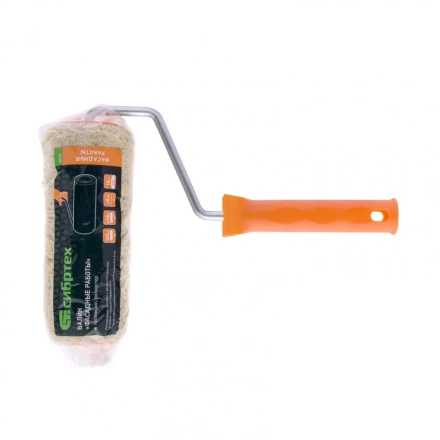 Валик &quot;Фасадные работы&quot; 180 мм ворс 18мм D 48 мм D ручки 8 мм полиакрил полиэстер Сибртех 80174 купить в Уфе