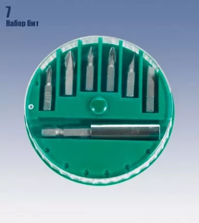 Набор бит 7 шт. S2 Кратон 1 12 01 001 купить в Уфе