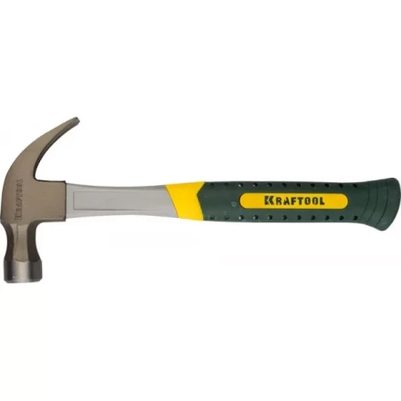 Молоток-гвоздодер 560 г с фиберглассовой рукояткой, KRAFTOOL 20280-560 20280-560 купить в Уфе