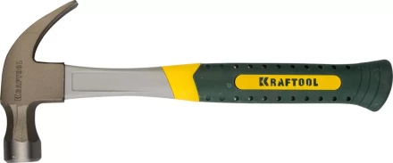 Молоток-гвоздодер 560 г с фиберглассовой рукояткой, KRAFTOOL 20280-560 20280-560 купить в Уфе