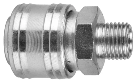 Переходник KRAFTOOL &quot;EXPERT QUALITAT&quot; для пневмоинструмента, резьба 1/4&quot; &quot;папа&quot; - быстросъемное соединение &quot;мама&quot; 6594 купить в Уфе