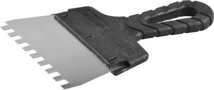 Шпатель ЗУБР &quot;МАСТЕР&quot; ФАСАДНЫЙ, нержавеющее полотно, 150мм, зуб 8х8мм 10078-15-08 купить в Уфе