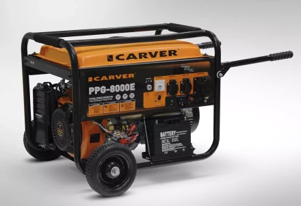 Генератор бензиновый CARVER PPG-8000Е LT-190F купить в Уфе
