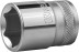 Торцовая головка KRAFTOOL &quot;INDUSTRIE QUALITAT&quot;, Cr-V, FLANK, хромосатинированная, 1/2&quot;, 21 мм 27805-21_z01 купить в Уфе