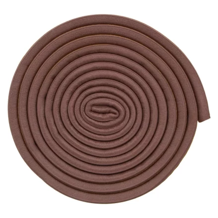 Уплотнитель резиновый, 6 м, профиль &quot;D&quot;, коричневый Сибртех 88916 купить в Уфе