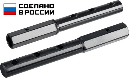 ЗУБР УД-2, НЕХ 23 - круг 30 мм, 2 шт., удлинитель (707107-2) купить в Уфе
