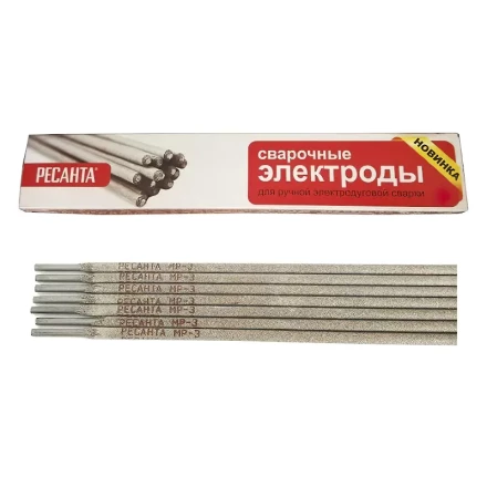 Электрод для сварки РЕСАНТА МР-3 Ф5,0 Пачка 0,8 кг 900/71/6/23 купить в Уфе