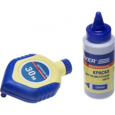 Набор STAYER Нить разметочная с синей краской в 2-хкомпонентном корпусе, 115гx30м 2-06383-H2 купить в Уфе