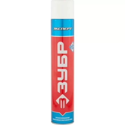 Пена ЗУБР &quot;ЭКСПЕРТ&quot;, монтажная, адаптерная, всесезонная, 750мл 41143_z01 купить в Уфе