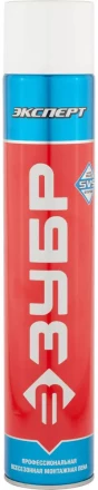 Пена ЗУБР &quot;ЭКСПЕРТ&quot;, монтажная, адаптерная, всесезонная, 750мл 41143_z01 купить в Уфе