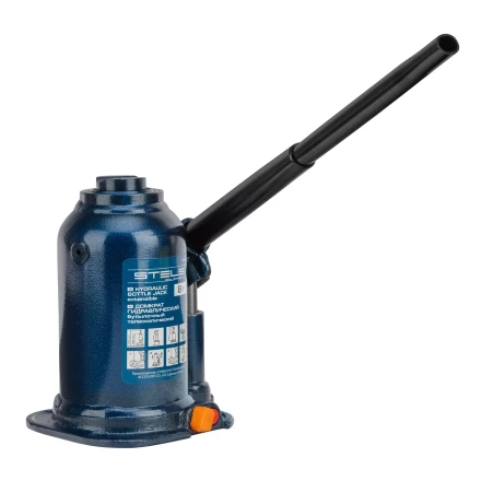 Домкрат гидравлический бутылочный телескопический Stels 51150, 8 т, подъем 180-410 мм купить в Уфе
