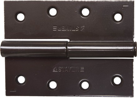 Петля дверная STAYER &quot;MASTER&quot; разъемная, цвет коричневый, левая, 100мм 37613-100-3L купить в Уфе
