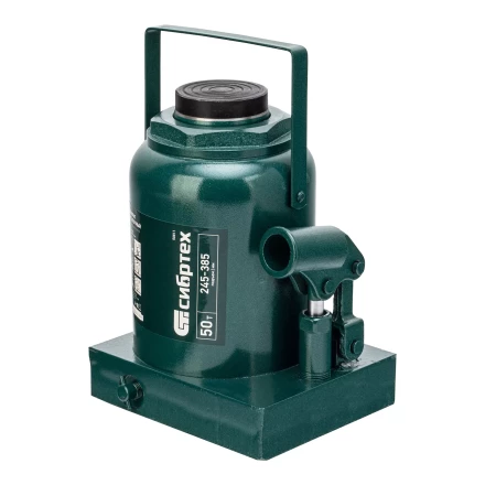 Домкрат гидравлический бутылочный Сибртех 50811, 50 т, 245-385 мм купить в Уфе