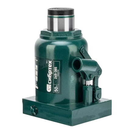 Домкрат гидравлический бутылочный Сибртех 50811, 50 т, 245-385 мм купить в Уфе