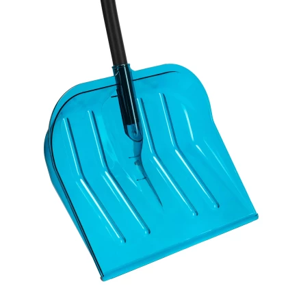 Лопата для уборки снега Palisad 61692, поликарбонат, 475х400х1385мм, алюминиевый черенок, ПВХ оплетка, LUXE купить в Уфе