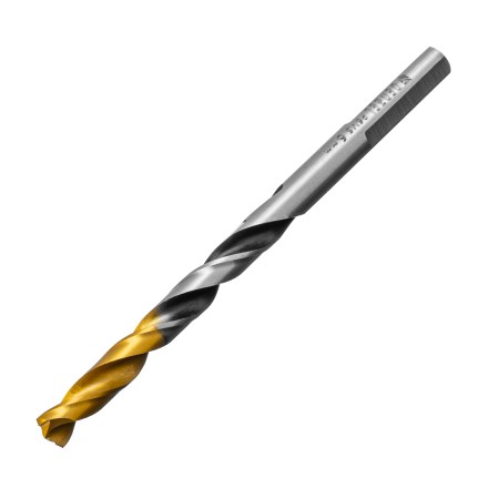 Сверло спиральное по металлу 6 x 93мм, Р6М5, Golden Tip, многогранная заточка Denzel 718278 купить в Уфе