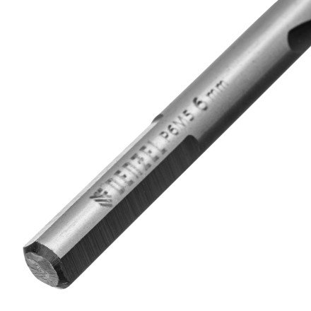 Сверло спиральное по металлу 6 x 93мм, Р6М5, Golden Tip, многогранная заточка Denzel 718278 купить в Уфе