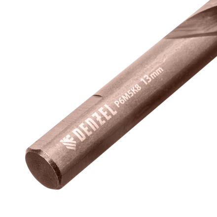 Набор сверл по металлу Denzel 723010, 1-13 мм, Р6М5К8-TiN, Golden Tip, 25 шт купить в Уфе