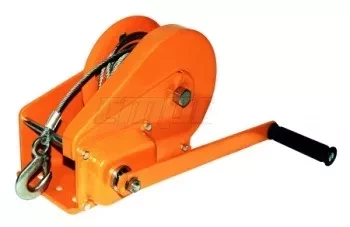Лебедка ручная с тормозом BHW 2600 канат купить в Уфе