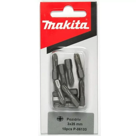 Биты Makita PZ3 25мм 10шт (P-06133) купить в Уфе