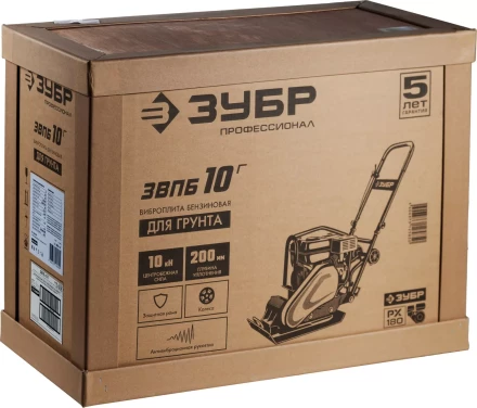 Виброплита бензиновая ЗВПБ-10 Г серия ПРОФЕССИОНАЛ купить в Уфе