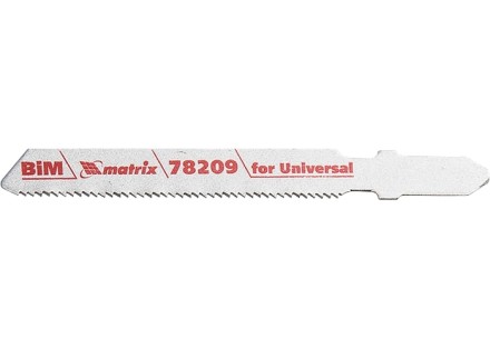Полотна для электролобзика по металлу 3 шт T118AF 55 х 1,2мм Bimetal MATRIX Professional 78209 купить в Уфе