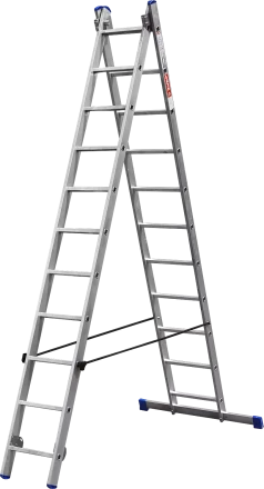 Лестницы алюминиевые двухсекционные серия ЭКСПЕРТ купить в Уфе