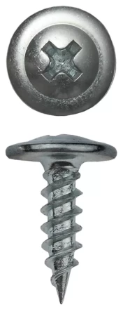 Саморезы ЗУБР с прессшайбой по листовому металлу до 0,9мм, PH2, 4,2х19мм, ТФ2, 1100шт 4-300192-42-019 купить в Уфе