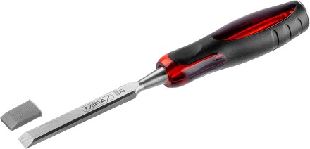 Стамеска MIRAX с двухкомпонентной прозрачной рукояткой, 12мм 1810-12 купить в Уфе