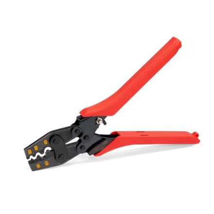 Пресс-клещи КВТ ПК-16у с матрицей для опрессовки неизолированных медных наконечников до 16 мм (64702) купить в Уфе