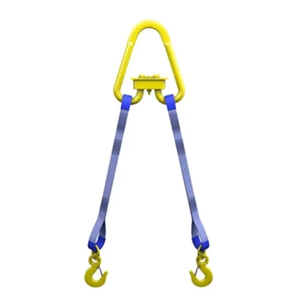 Строп текстильный двухветвевой 2СТ 2 т L=2 м РА 80 мм Звено РТ-3 купить в Уфе