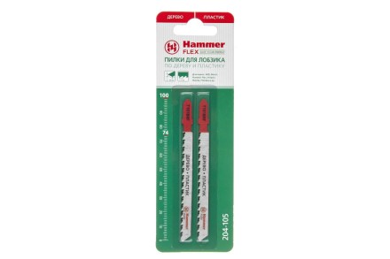 Пилки для лобзика HAMMER JG WD T101BRF (2шт.) купить в Уфе