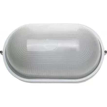 Светильник уличный СВЕТОЗАР влагозащищенный, овал, цвет белый, 100Вт SV-57203-W купить в Уфе