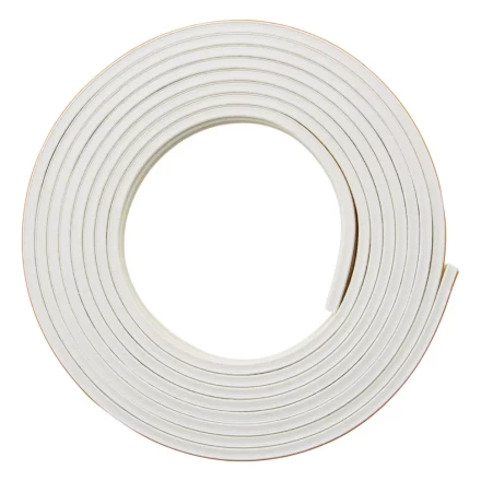 Уплотнитель резиновый, 6 м, профиль &quot;E&quot;, белый Сибртех 88917 купить в Уфе