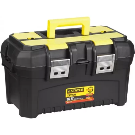 Ящик для инструмента &quot;TITAN-16&quot; пластиковый, STAYER 38016-16 купить в Уфе