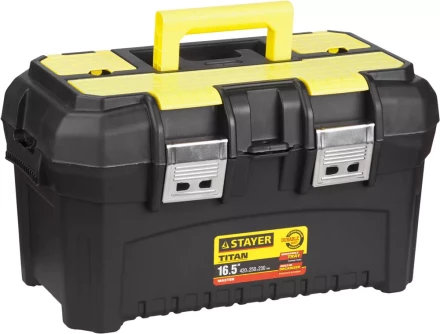 Ящик для инструмента &quot;TITAN-16&quot; пластиковый, STAYER 38016-16 купить в Уфе