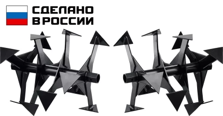 ЗУБР Ф-2, НЕХ 32, фрезы гусиные лапки для мотоблоков (707108-2) купить в Уфе