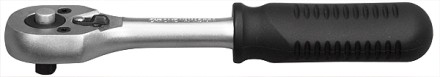 Ключ-трещотка 1/4&quot; с переключателем CrV хромированный MATRIX MASTER 14010 купить в Уфе
