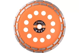 Чашка алмазная зачистная, 230 мм, двухрядная Вихрь 73/10/3/8