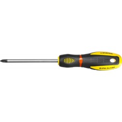 Отвертка STAYER &quot;PROFI&quot; &quot;PROTech&quot;, двухкомп рукоятка, намагниченная, Cr-Mo, PH2x100мм 25132-2-10_z02
