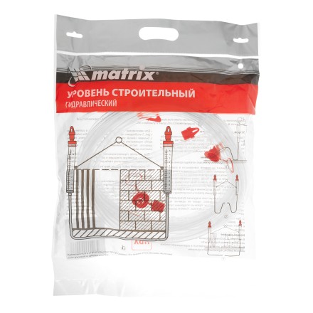 Гидроуровень Matrix 37092, удлиненная колба, рельефная градуировка, 10м купить в Уфе