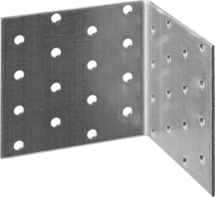 Крепежный угол ЗУБР "МАСТЕР" равносторонний, 80х80х80мм, 1шт 310206-080-080 купить в Уфе