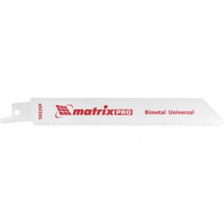 Полотна универсальные для сабельной пилы S922VF  125/1,8-2,5мм Bimetal 2 штуки PRO Matrix 782001 купить в Уфе
