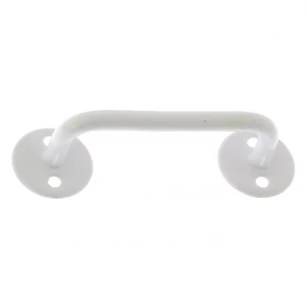 Ручка-скоба РС-80-3 белая 5штук  Металлист Россия 91590 купить в Уфе