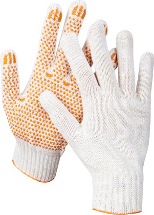 Перчатки STAYER &quot;МASTER&quot; трикотажные, 7 класс, х/б, с защитой от скольжения, L-XL 11404-XL купить в Уфе