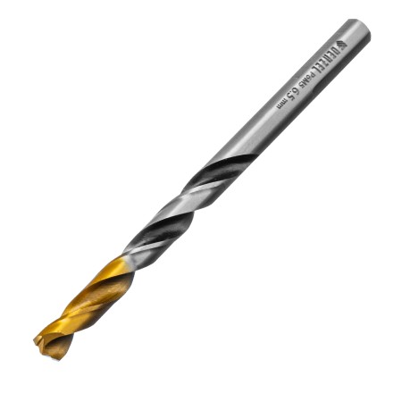 Сверло спиральное по металлу Denzel 6,5 x 93мм, Р6М5, Golden Tip, многогранная заточка, 718279 купить в Уфе