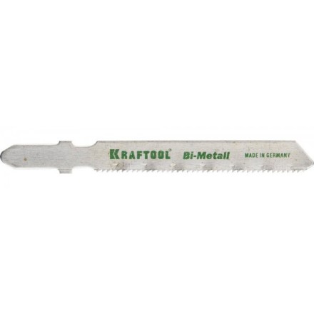 Полотна KRAFTOOL, T118AF, для эл/лобзика, Bi-Metall, по металлу (1,5-2мм), EU-хвост., шаг 1,2мм, 55мм, 2шт 159555-1,2 купить в Уфе
