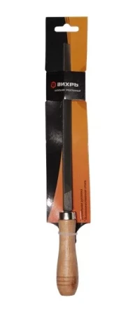 Напильник 200 мм трехгранный деревянная рукоятка Вихрь купить в Уфе